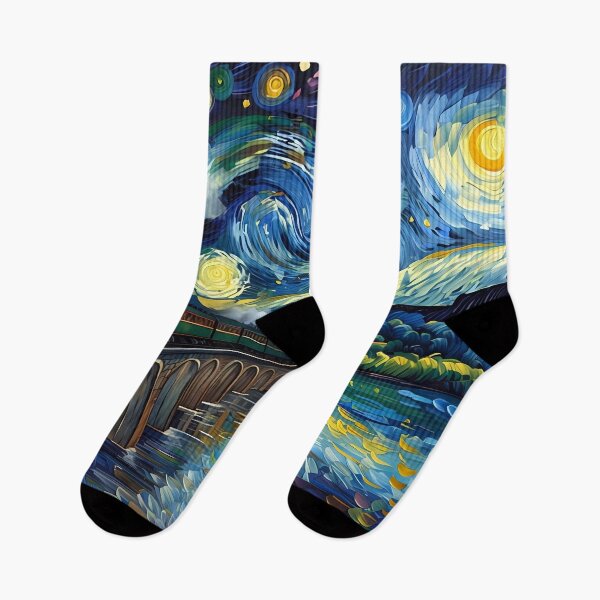 Item preview, Starry Night Train Journey designed and sold by Design-Illusi0n.