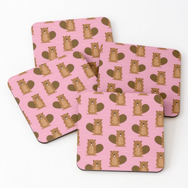 Item preview, Beavers on pink designed and sold by reneesillus.