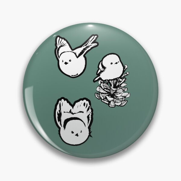 Item preview, The Snow Fairy - Determined Fluffy Long-Tailed Tit designed and sold by SKETCHYANDGRAPHIC.