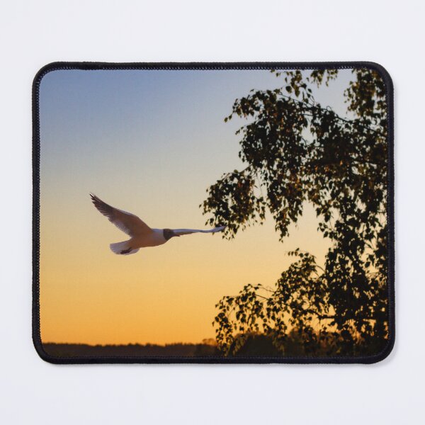 Item preview, Grace in Flight – Seagull at Sunset designed and sold by ankarsundfoto.