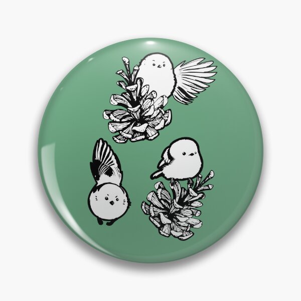 Item preview, The Snow Fairy - Determined Fluffy Long-Tailed Tit designed and sold by SKETCHYANDGRAPHIC.