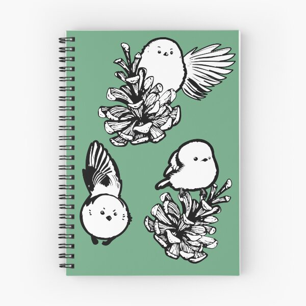 Item preview, The Snow Fairy - Determined Fluffy Long-Tailed Tit designed and sold by SKETCHYANDGRAPHIC.