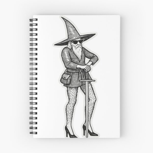 Item preview, Funny Wizard with heels designed and sold by creepytoesart.