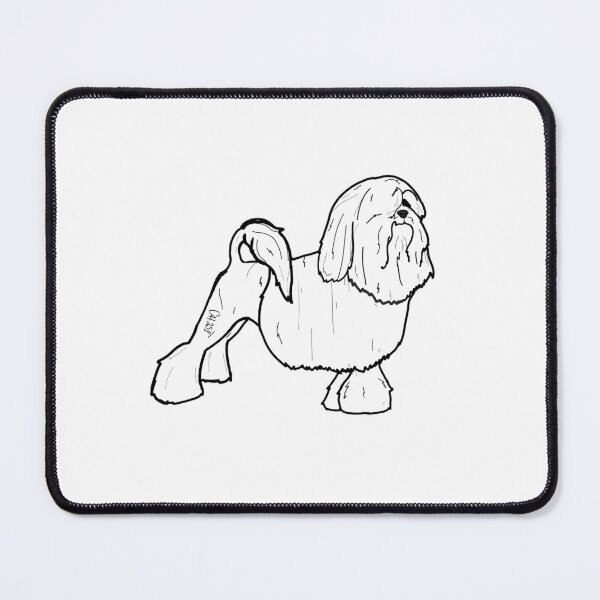 Item preview, Custom Lowchen Lineart "Sully" designed and sold by CerasArtHouse.