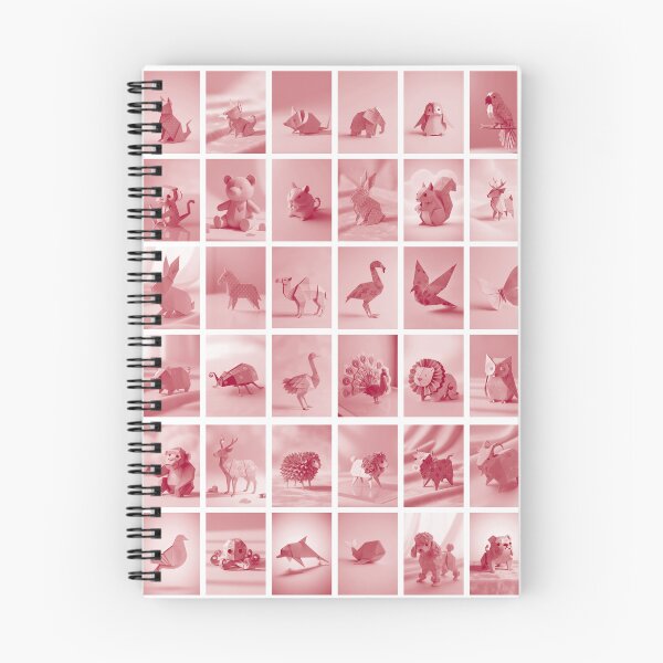 Item preview, Cute Pink Origami Animals – Minimalist Paper Art Collection designed and sold by stephenignacio.