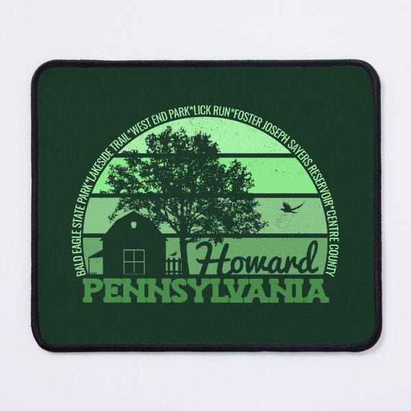 Item preview, Howard Pennsylvania Sunset Retro Vintage Local Pride Logo designed and sold by CRHPOD20.