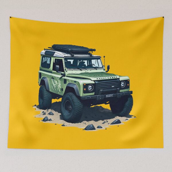 Item preview, OffRoad Adventure SUV truck 4x4 retro vintage design designed and sold by BorgSpareParts.