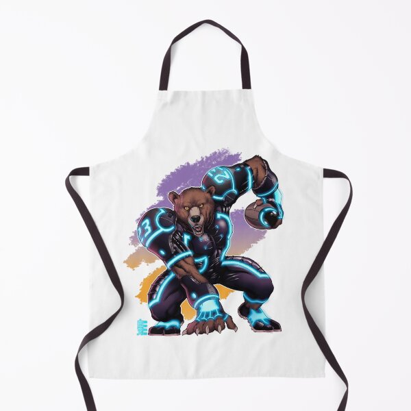Item preview, CyberBear playing rugby designed and sold by TheArtOfHakujin.