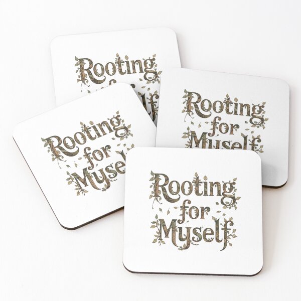 Item preview, Rooting For Myself Quote | Self Love Growth Nature Aesthetic Design designed and sold by NRcollections24.