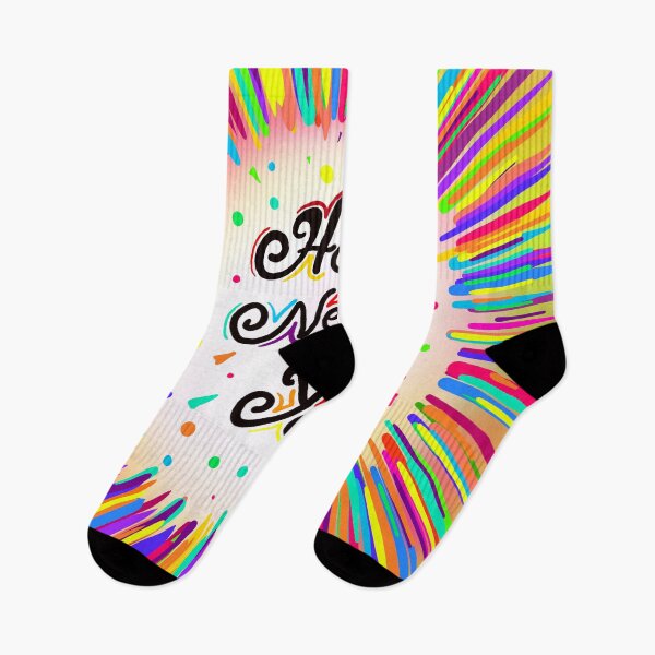 Item preview, Happy New Year Abstract Art | Festive Modern Design designed and sold by Abwer.
