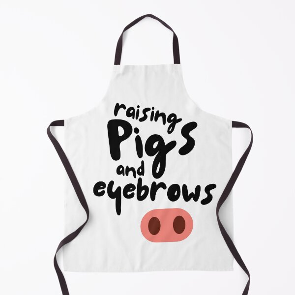 Item preview, Raising Pigs and Eyebrows, Funny Pig Mama  designed and sold by JerichoSprings.