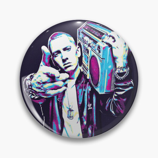 Item preview, Eminem Boombox Retro Art designed and sold by Altaf Aji.
