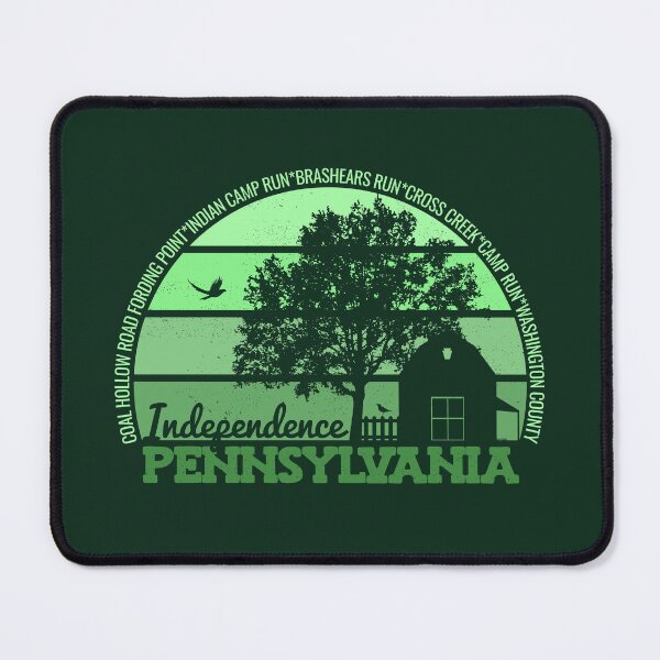 Item preview, Independence Pennsylvania Sunset Retro Vintage Local Pride Logo designed and sold by CRHPOD20.