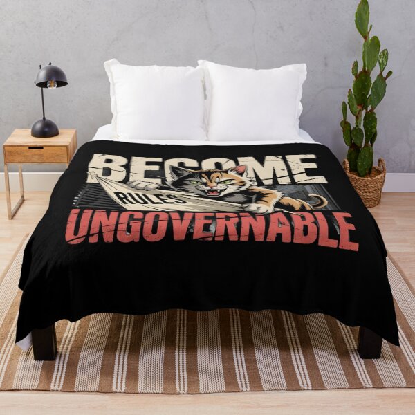Item preview, Become Ungovernable Cat designed and sold by Naitsebas.