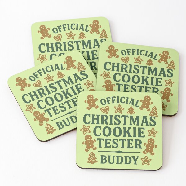 Item preview, Buddy Dog Christmas cookie tester Design designed and sold by Meandmyshop.