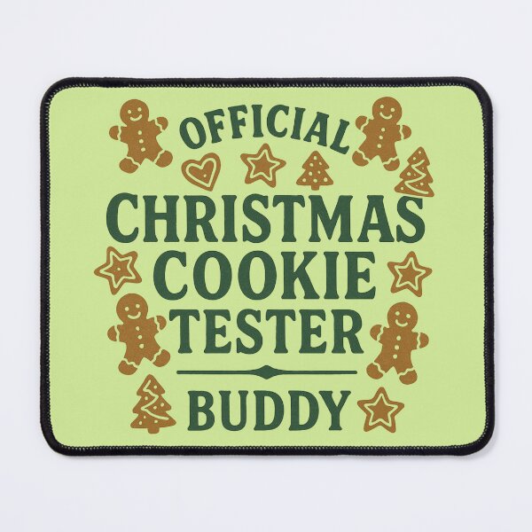 Item preview, Buddy Dog Christmas cookie tester Design designed and sold by Meandmyshop.