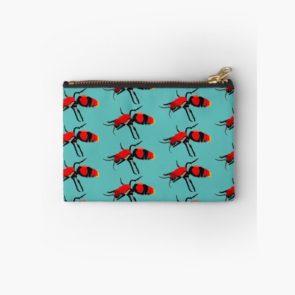 Item preview, V is for Velvet Ant,Velvet Ant Illustration – Striking Insect Art for Nature and Wildlife Enthusiasts designed and sold by PrettylittlepastelUk.