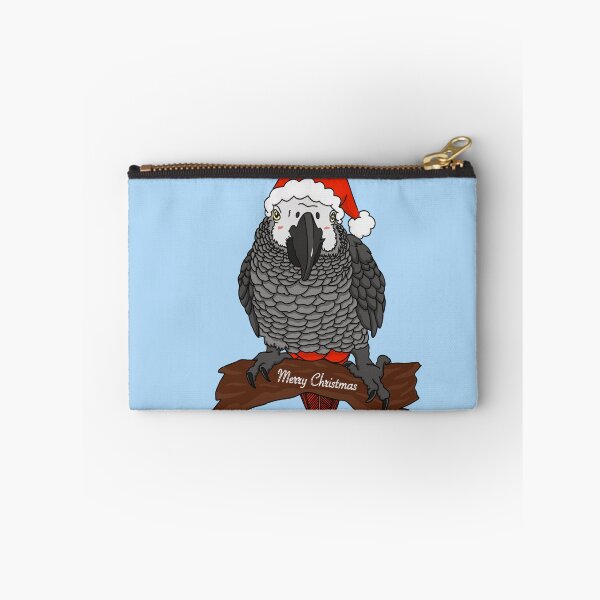 Item preview, Cute Christmas African Grey Parrot  designed and sold by Emma Martinez.
