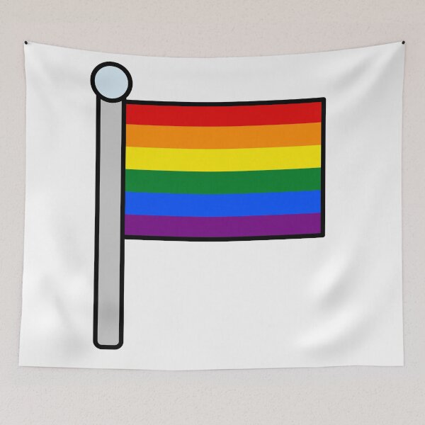Item preview, Rainbow Flag pole designed and sold by Inspirationmotivation.