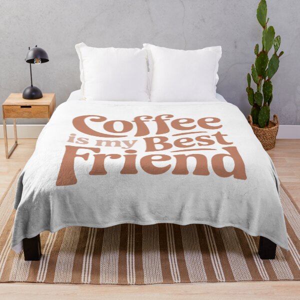Item preview, Coffee Is My Best Friend – Funny Coffee Quote for Caffeine Lovers – Hazelnut designed and sold by RoastZeit.