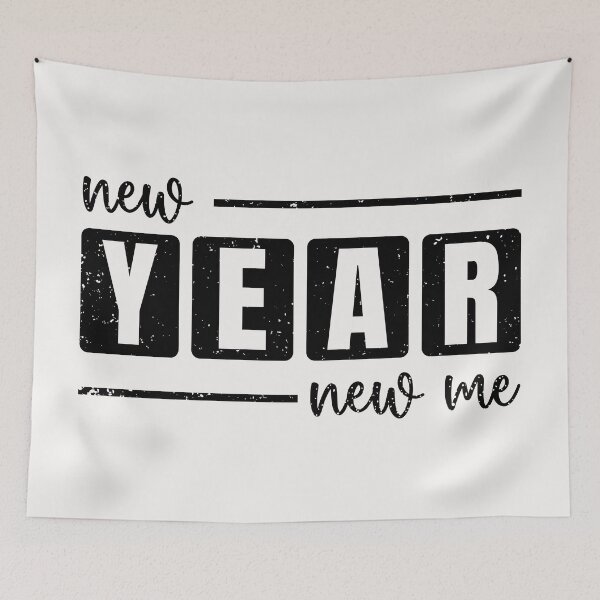 Item preview, New Year New Me Motivational Resolution designed and sold by ArtLabCreations.