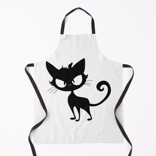 Item preview, A black cat glaring cutely designed and sold by ModHaven.