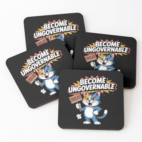 Item preview, Become Ungovernable Cat designed and sold by Naitsebas.