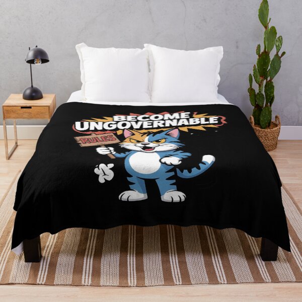 Item preview, Become Ungovernable Cat designed and sold by Naitsebas.