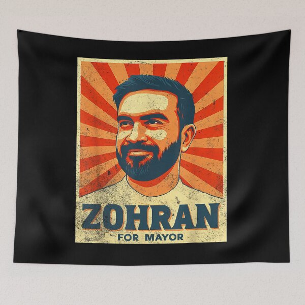 Item preview, Zohran Mamdani designed and sold by maglomanya.