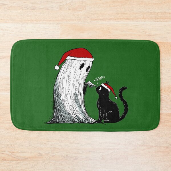 Item preview, Christmas Ghost Doing A Boop designed and sold by KilkennyCat Art.