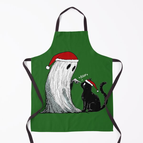 Item preview, Christmas Ghost Doing A Boop designed and sold by KilkennyCat Art.