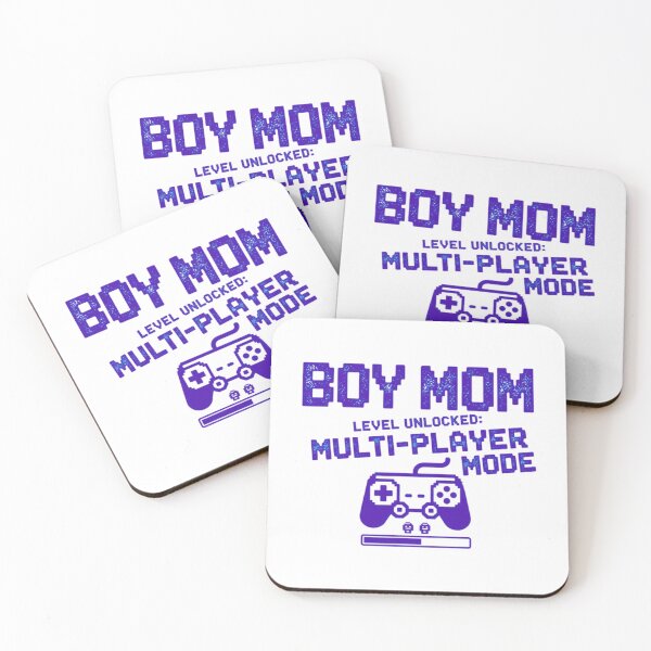 Item preview, Boy Mom Level Unlocked: Multi-Player Mode | Funny Gamer Mom Life Pixel Art Design | Mother of Boys Gift designed and sold by Khokha80.