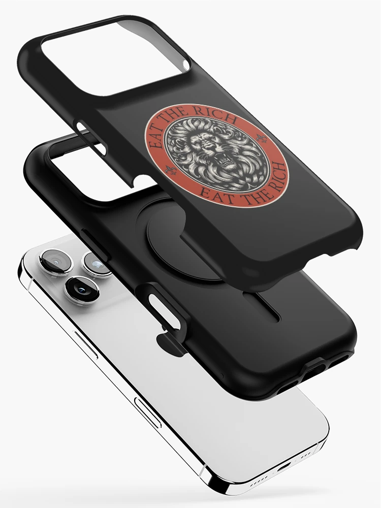 Thumbnail 2 of 4, iPhone Case, EAT THE RICH designed and sold by DesignCollectiv.