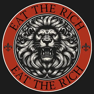 Artwork thumbnail, EAT THE RICH by DesignCollectiv
