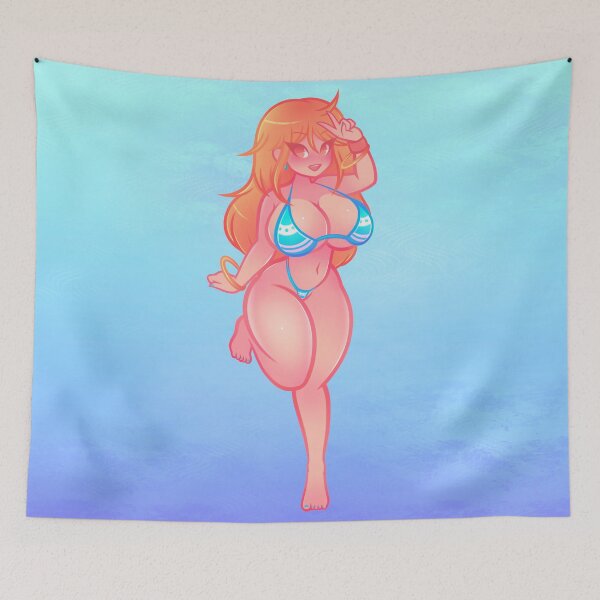 Aperçu de l'œuvre Nami en bikini ! créée et vendue par Zharxart.