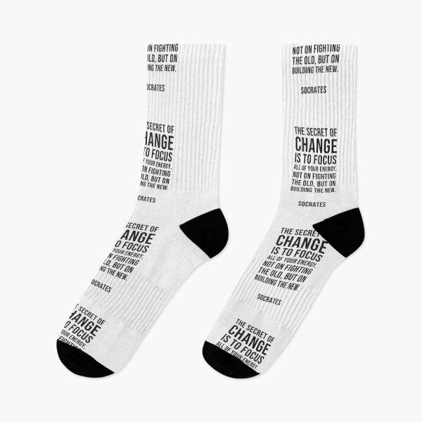 Item preview, Socrates Quotes - The secret of change is to focus all of your energy not on fighting the old, but on building the new designed and sold by Inspirationmotivation.