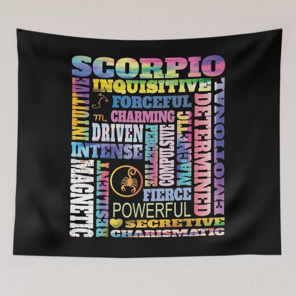 Item preview, Scorpio Zodiac Sign Traits - Astrology Horoscope Design designed and sold by angy2017.