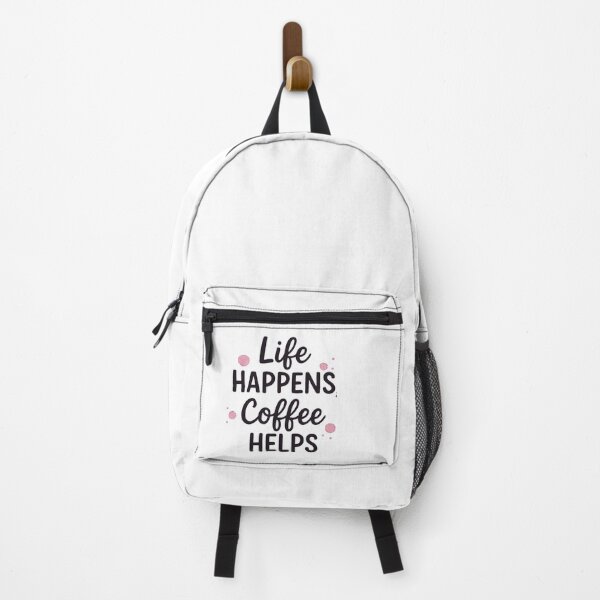 Item preview, Life Happens, Coffee Helps | Funny Coffee Lover T-Shirt designed and sold by CuteOasis.