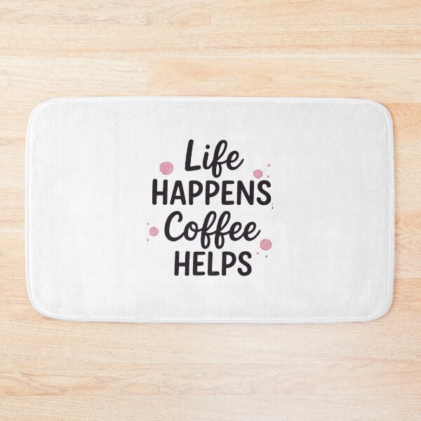 Item preview, Life Happens, Coffee Helps | Funny Coffee Lover T-Shirt designed and sold by CuteOasis.