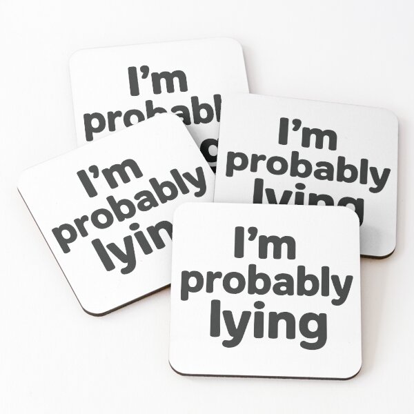 Item preview, I'm Probably Lying designed and sold by ThoughtsInTheOpen.