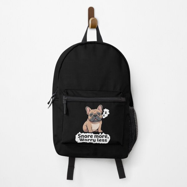 Item preview, Snore More Worry Less – Cute Sleeping French Bulldog Illustration designed and sold by Kotalo.