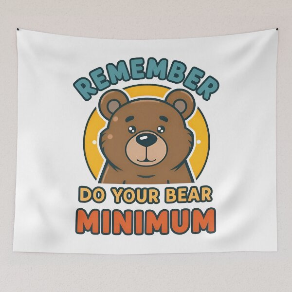 Item preview, Bear Minimum designed and sold by I-wanna-T-shirt.