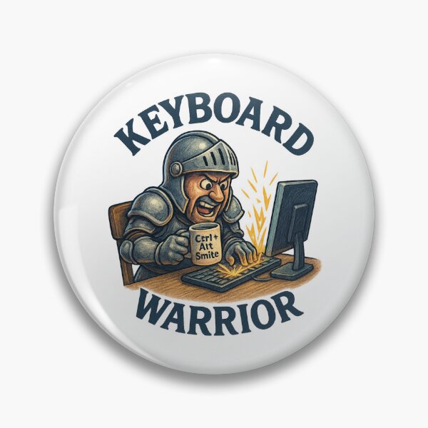 Item preview, Keyboard Warrior designed and sold by ThoughtsInTheOpen.