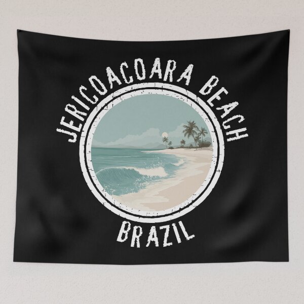 Item preview, Jericoacoara Beach - Brazil (with White Lettering) designed and sold by VelvetRoom.