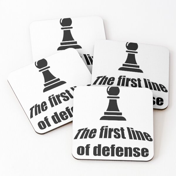 Item preview, Chess  the first line of defense designed and sold by HeyLemon.