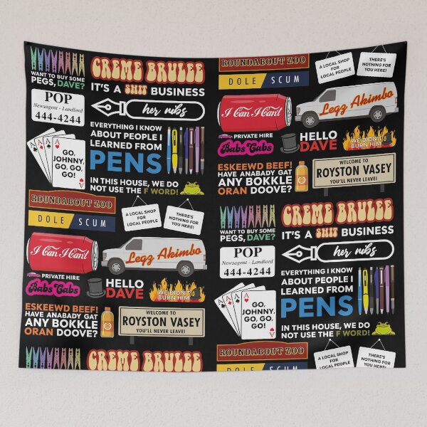 Item preview, League of Gentlemen Famous Quotes designed and sold by iconikit.