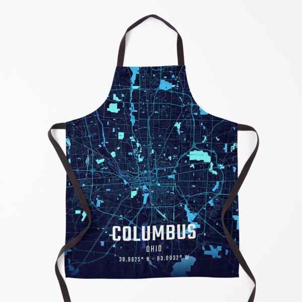 Item preview, Columbus Midnight City Map designed and sold by HomeLivingCo.