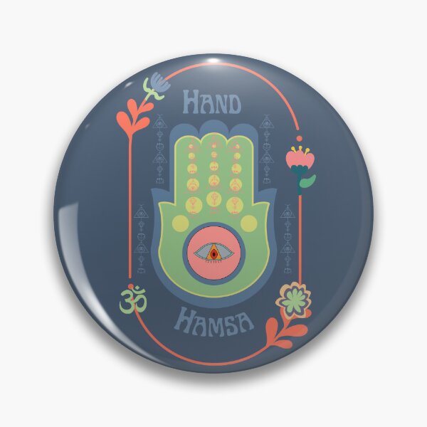 Item preview, Retro Spiritual Hamsa Hand designed and sold by JuanaDesigns.