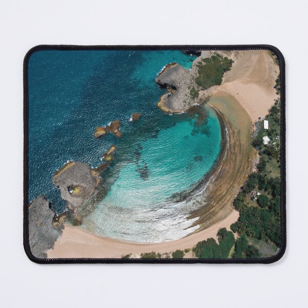 Item preview, Aerial View of Playa Caracoles Bay, Arecibo designed and sold by Por.Ahi.PR.