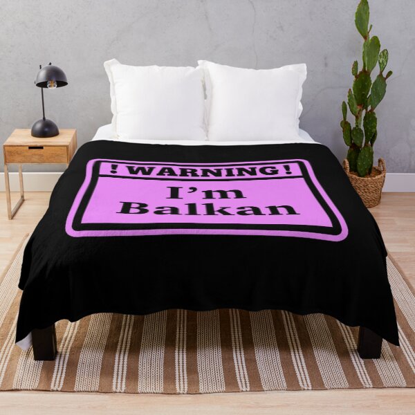 Item preview, Warning I’m Balkan (Pink) designed and sold by Underthesunmoon.